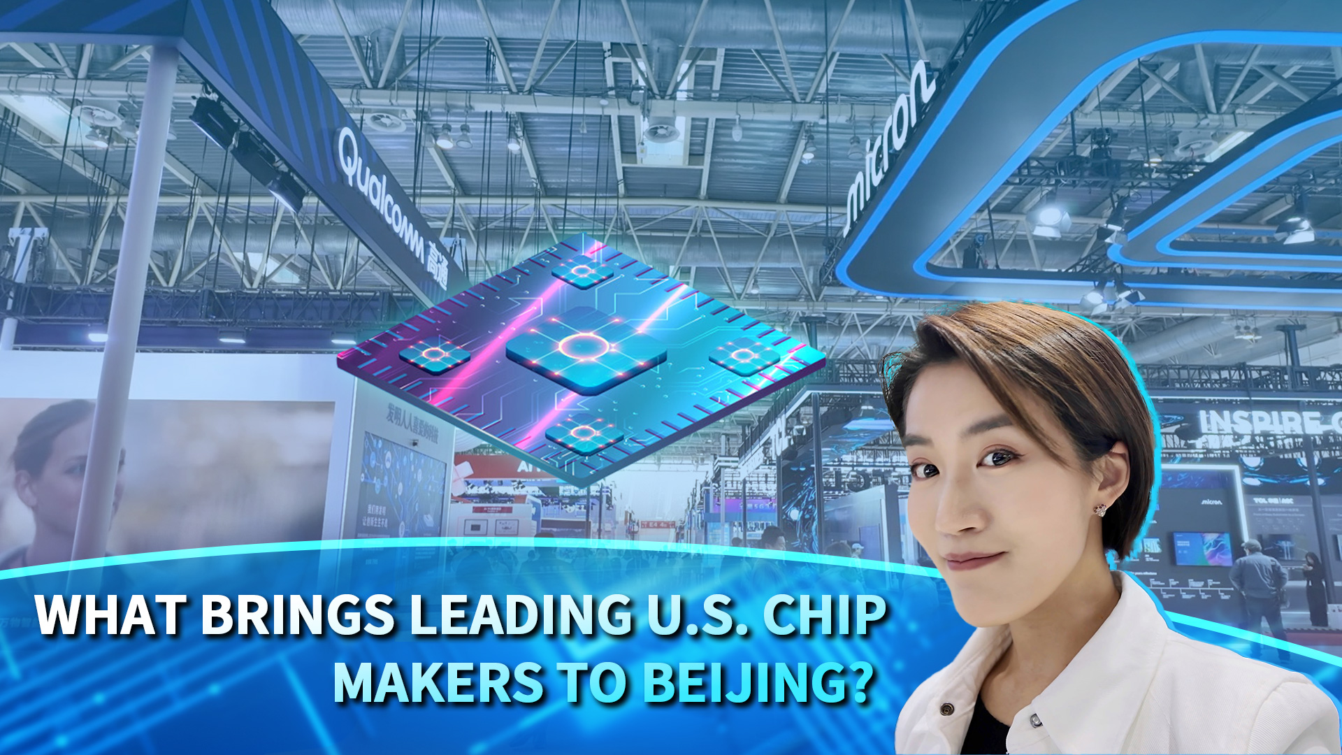 What brings leading U.S. chip makers to Beijing? 